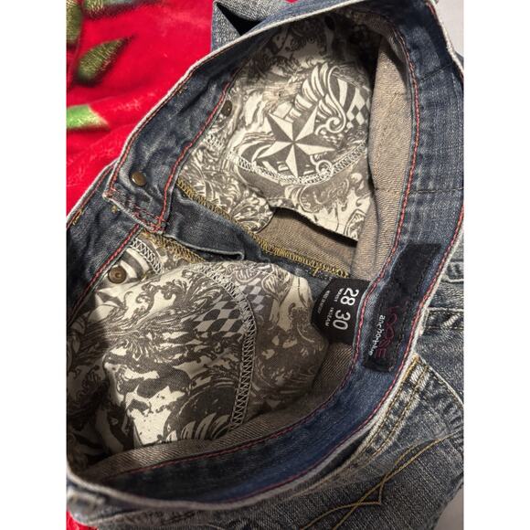 Anchor Blue Men’s Jeans Denim 28x30 Blue Loose Wide Leg Baggy Skater Vtg Y2k - Picture 7 of 7